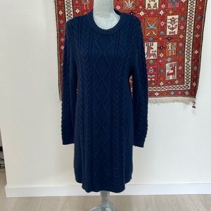 Ralph Lauren blue label navy blue sweater dress